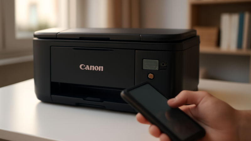 Imprimante Canon : bouton WPS et usage