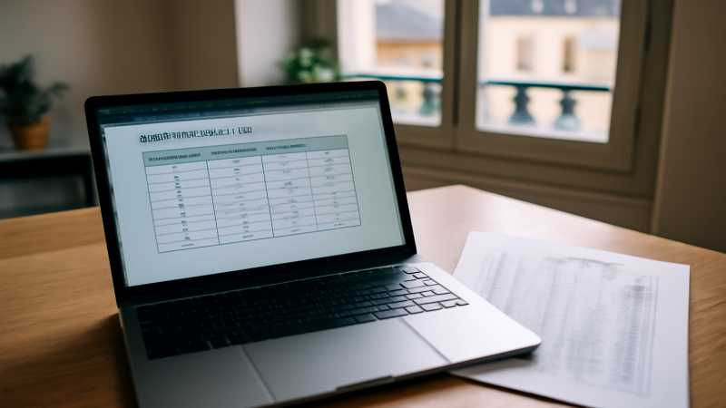 Logiciel calcul tantième copropriété gratuit : méthode simple