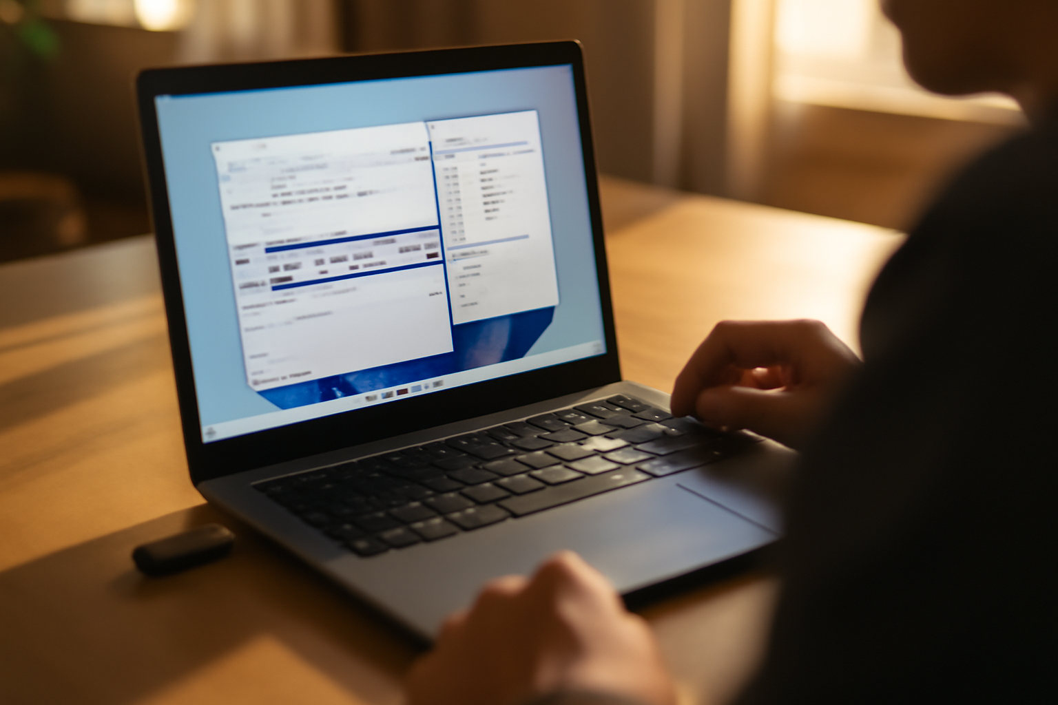 Clé USB non détectée sur un PC Windows, câble USB branché et fenêtre Gestion des disques ouverte