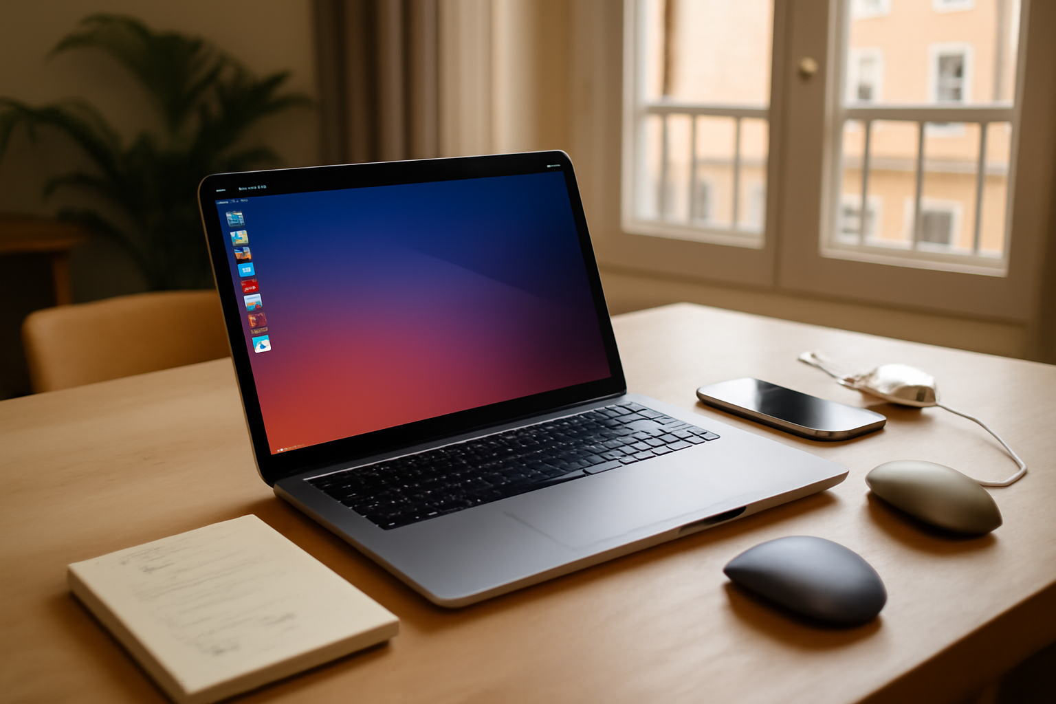 logiciels linux indispensables sur un bureau avec ordinateur portable sous Linux