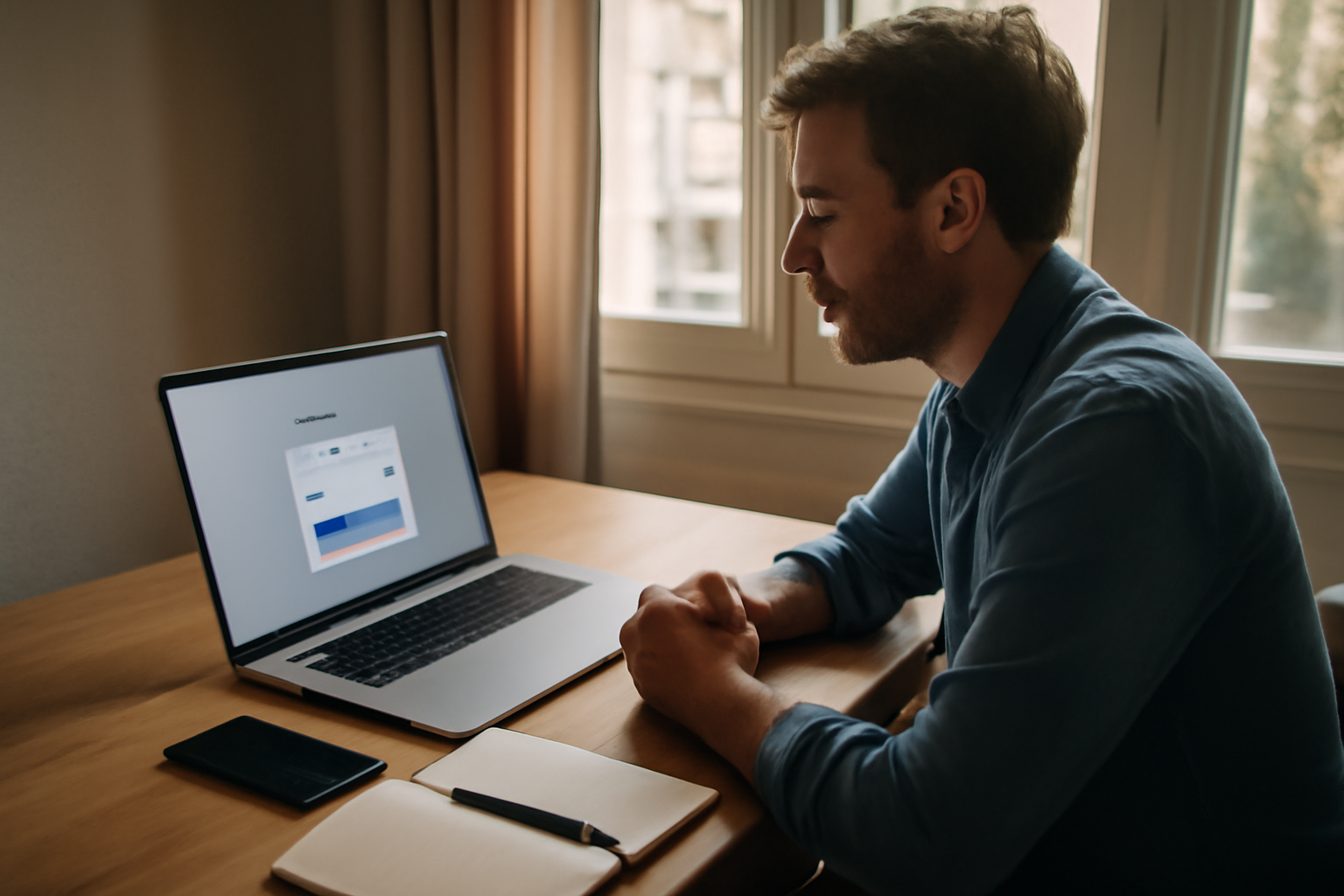 Connexion tiime ae sur ordinateur portable dans un espace de travail