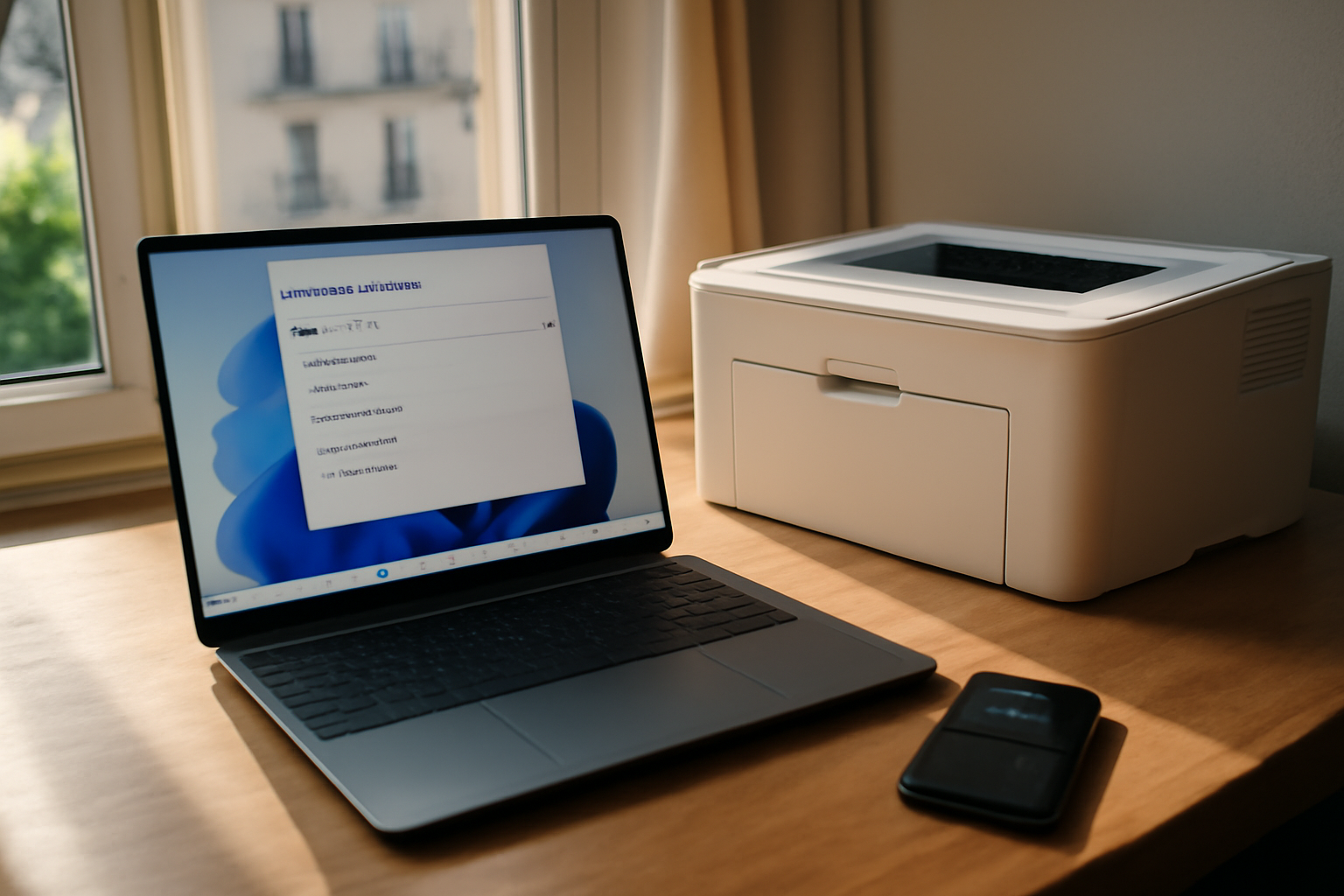 comment connecter mon imprimante à mon ordinateur en Wi‑Fi sur Windows 11