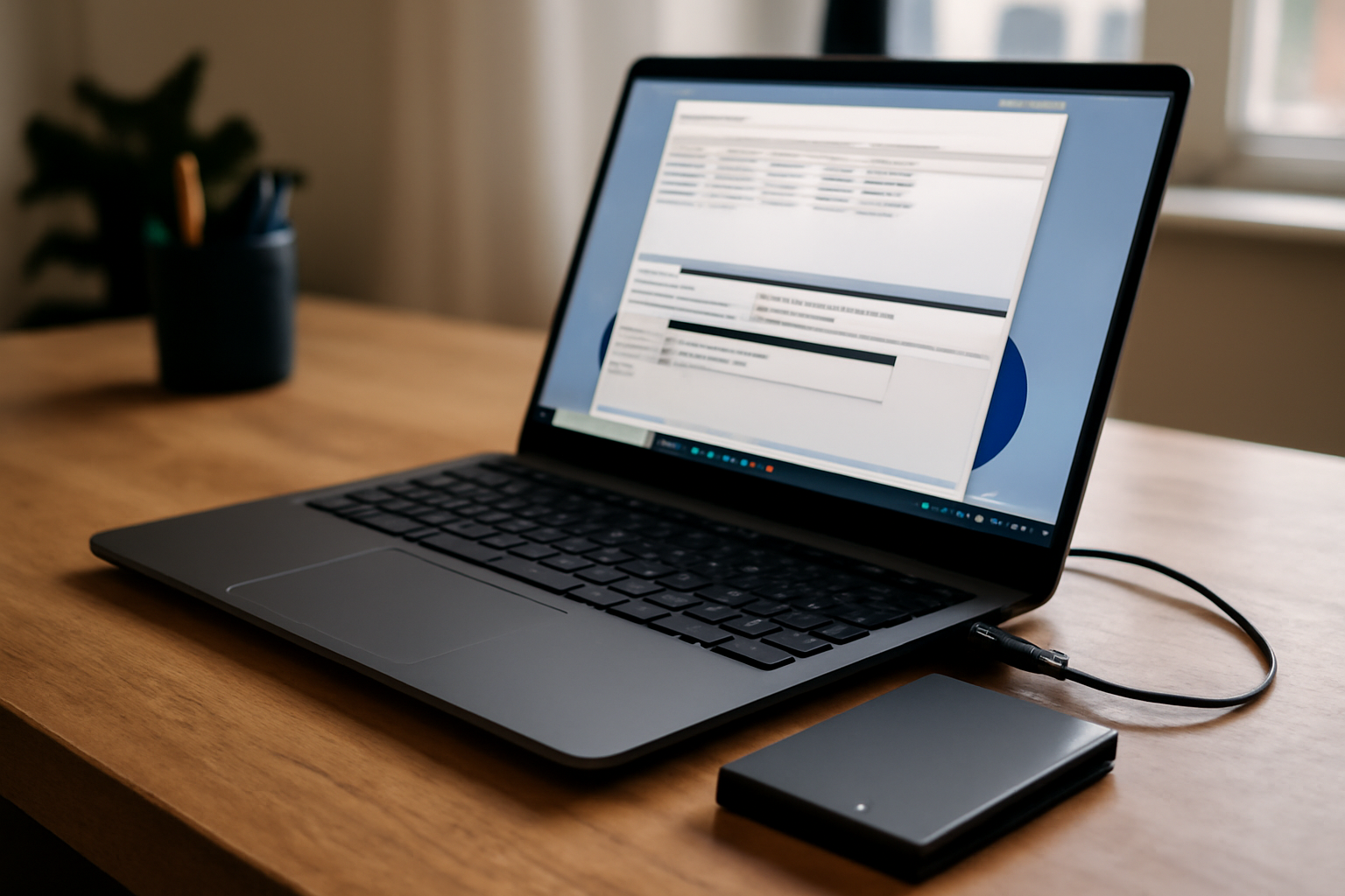 disque dur externe non reconnu branché sur un PC Windows avec fenêtre Gestion des disques