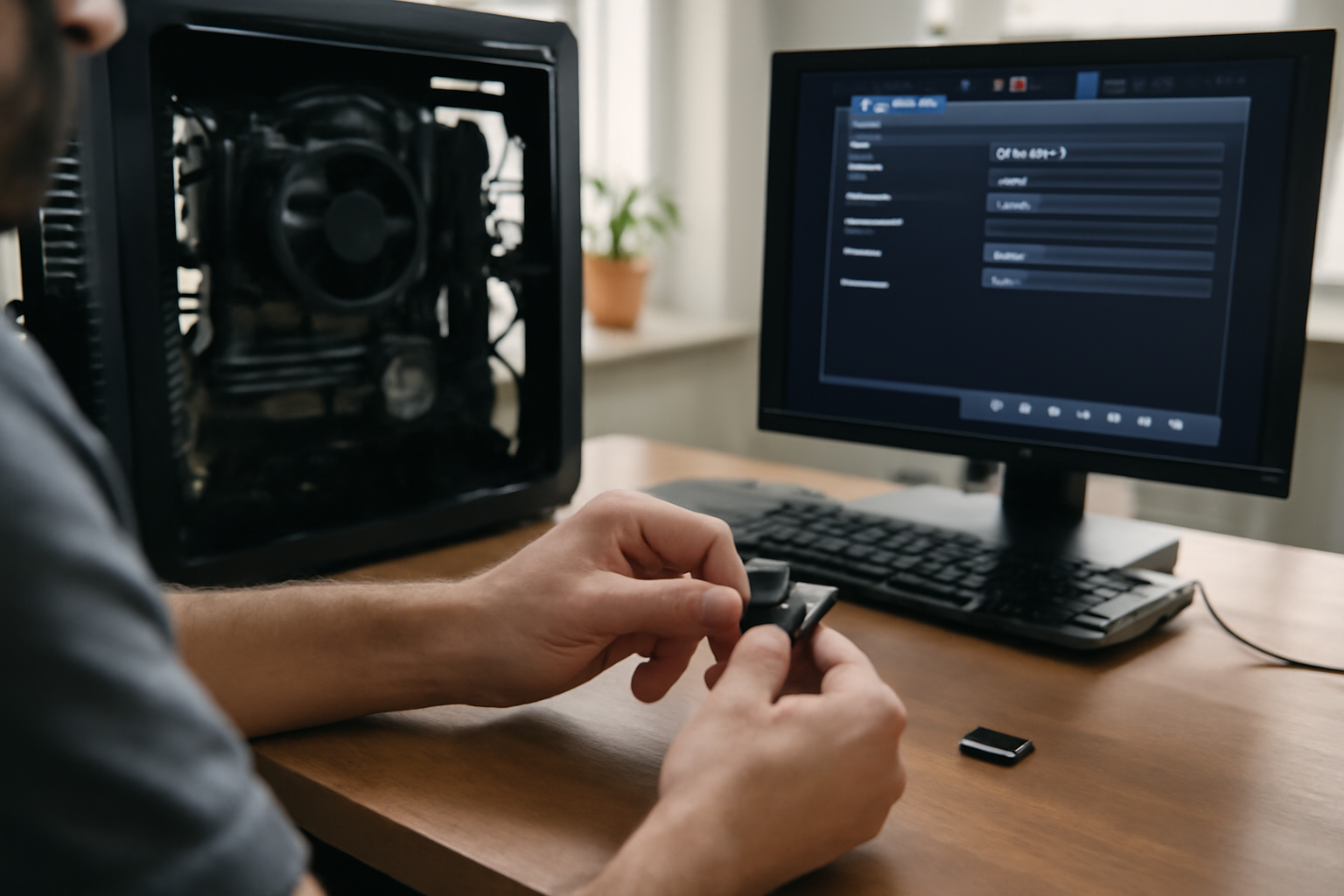 Mettre bios a jour : clé USB et interface UEFI sur PC de bureau